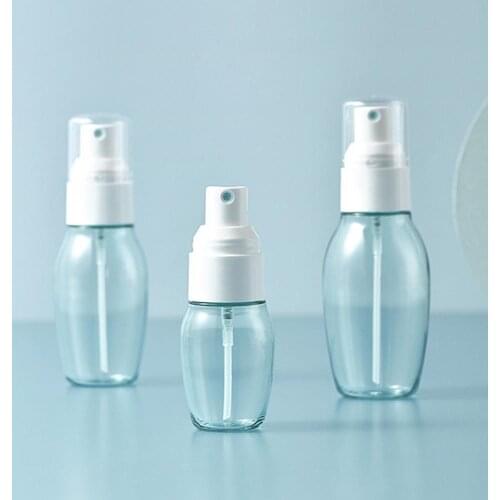 50% Hot Sale 30/60/80/100ml Refillable Bottles Portable Travel Plastic Empty Spray Bottle Atomizer Dispenser
