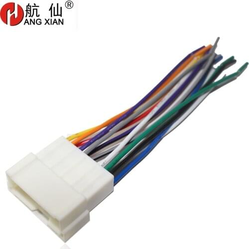 Car Stereo Female ISO Radio Plug Power Adapter Wiring Harness Special for Hyundai Sonata Elantra Tucson harness power cable