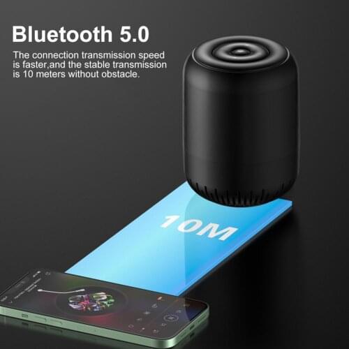 Bluetooth Speaker Mini Wireless Loudspeaker Crack LED TF Card USB Subwoofer Portable MP3 Music Sound Column for PC Mobile Phone