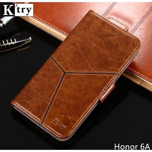 Huawei Honor 6A case K'try Retro Pu Leather with Soft Silicone Cover capa For Huawei Honor 6A 5.0inch Phone cases coque