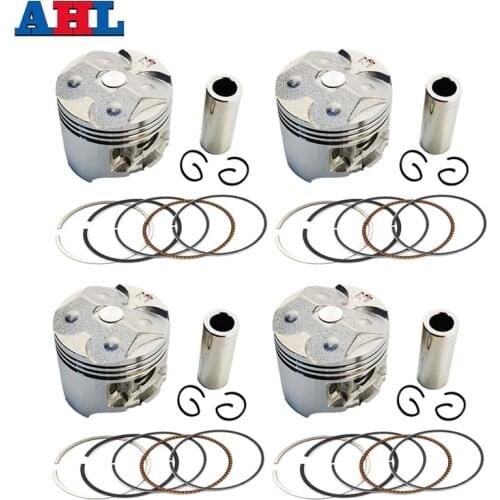 Motorcycle Engine Parts STD +25 +50 +75 +100 Cylinder Bore Size 48.5 ~ 49.5 mm Piston & Rings For Honda CBR250 KY1 MC19 CBR19