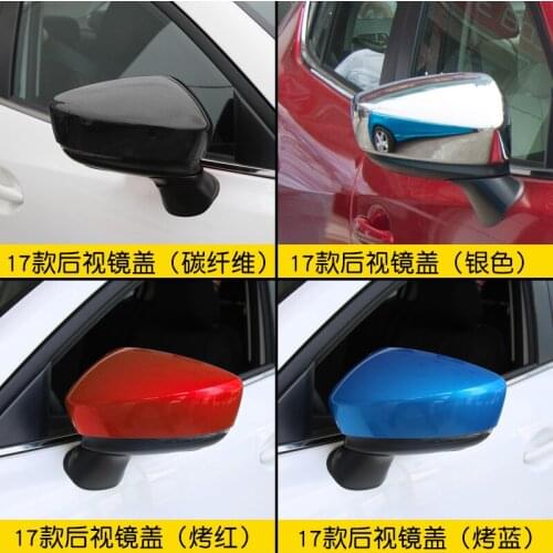FOR Mazda 3 Axela 2017 2018 2019 High-quality ABS Chrome Rearview Lens Cap Decoration Cover Car-styling