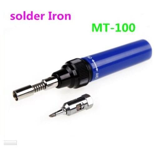 10pcs /lot Gas Blow Torch Soldering Solder Iron Gun Butane Cordless Pen Burner MT-100 Tool