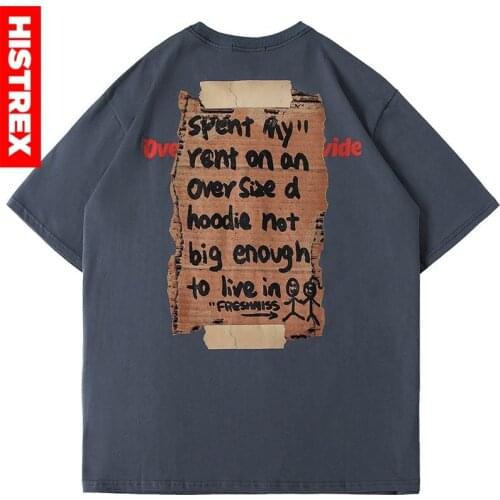 HISTREX Overside Worldwide Men T Shirt Tee Drop Shipping Brand Clothing Short Sleeve T-shirt Tshirt Fashion Tshirt Man I84L4