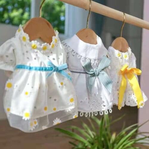 Summer Dress for Dog Pets Dog Clothes Chihuahua Wedding Dress Skirt Puppy Clothing Spring Dresses for Dogs Bow-knot Floral Dress