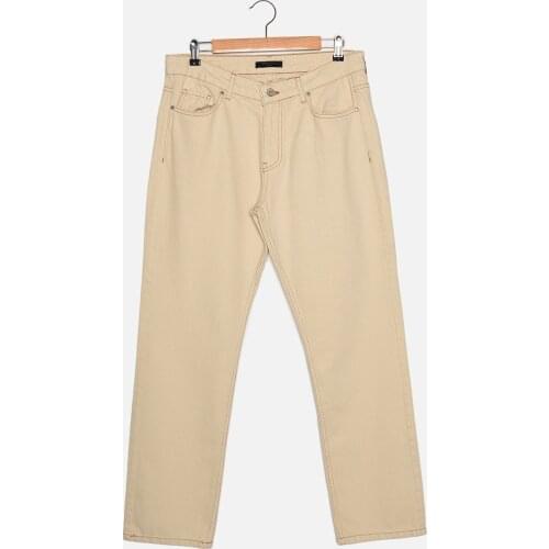 Trendyol Male Regular Fit Tobacco Sewn Jeans TMNAW22JE0189
