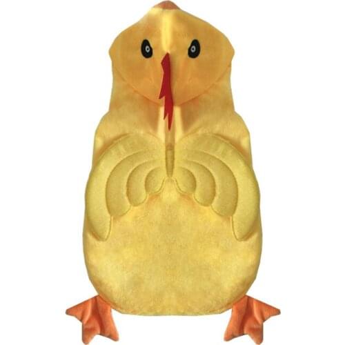 Cute Yellow Chicken Style Pet Dogs Coat Free Shipping By CPAM Small Puppy Dogs Clothing