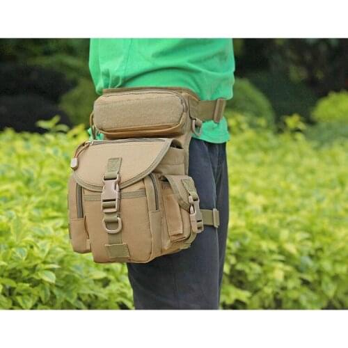 Outdoor Waist Leg Bags Men Hiking Leg Bag Military Hunting Climbing Outdoors Sports Multifunction Tactical Nylon Package