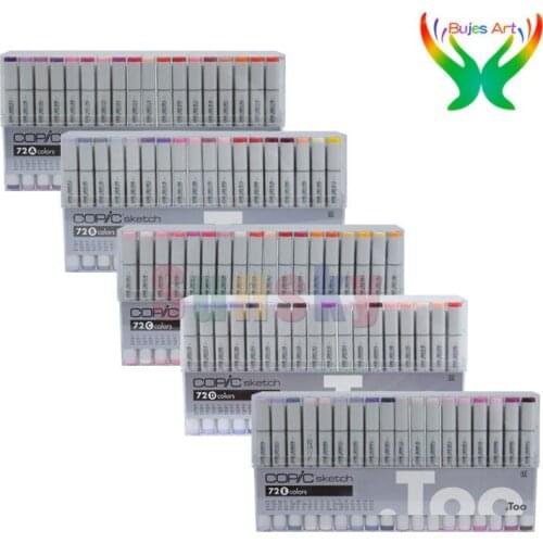 Japan original generation 2 copic sketch marker 72 color art drawing marker set 72A 72B 72C 72D 72E master oil painting marker