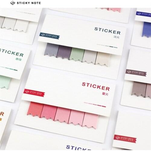 8pcs Four season color Sticky Note Mini index Sticker for Diary Planner Office School Supplies F178