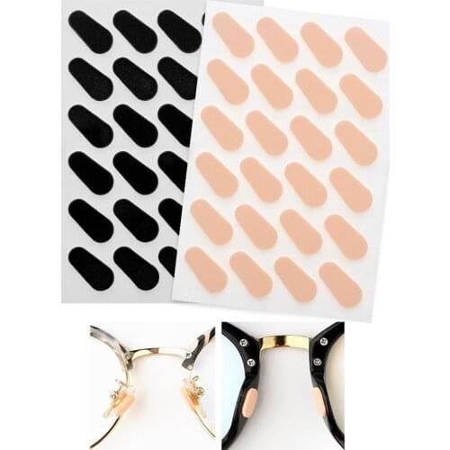 12 Pairs Soft EVA Non-slip Nose Pads for Glasses Self-adhesive Without Creasing Nose Pad Glasses Holder Eyewear Accessories