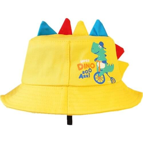 New 2020 Spring Summer Children Sun Hat Cotton Bucket Hats Girls Lovely Sun Basin Hats Floarl Beach Caps Kids Fisherman Hat