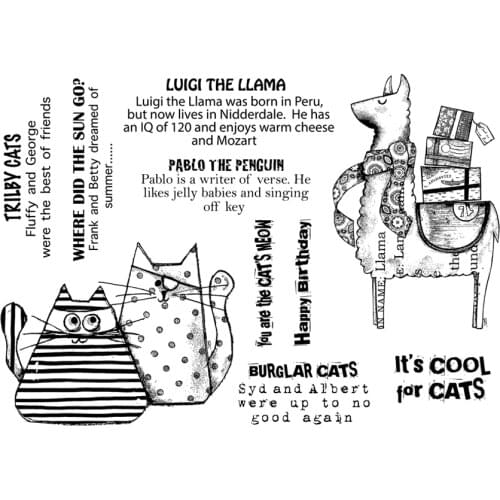 CLEAR STAMP cartoon DIY Scrapbook Card album paper craft silicon rubber roller transparent stamps 429