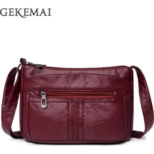 Luxury Designer High Quality PU Leather Ladies Shoulder Bag Solid Color Designer Women Messenger Bags Fashion Design Womens Bag