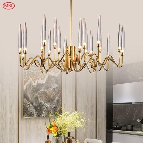 Modern crystal chandelier for indoor light finger design gold led cristal lamp fixture for living room dinning room high quality