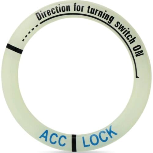 Luminous Car Engine Start Stop Ignition Trim Cover Car Sticker for Dacia duster logan sandero stepway lodgy mcv car accessories