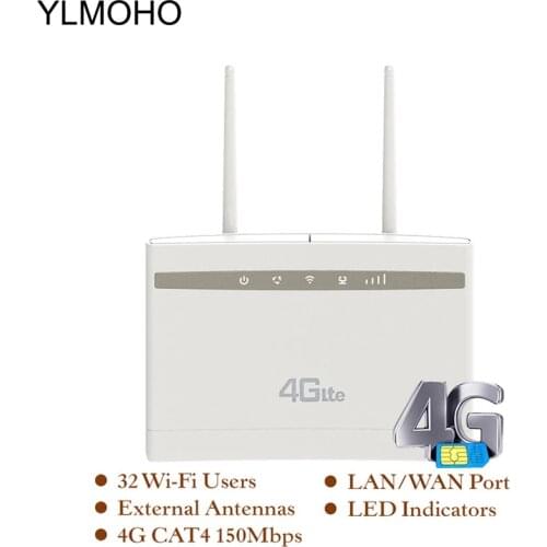 YLMOHO 4G Router/CPE Wifi Hotspots/Modem Broadband With SIM Solt Wi fi Router Gateway PK Huawei B525 Xiaomi/mi ZTE Router