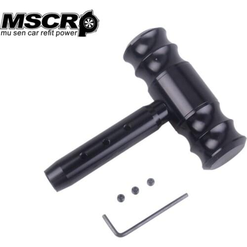 12 mm screw aluminum alloy car modified aircraft joystick shift head Gear Shift Knob black / red / silver / blue