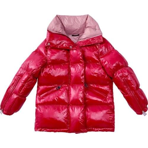 2021 Faux Fur Parkas Women Down Jacket Oversize Womens Parkas Thicken Outerwear Winter Hooded Coat Female Down Jacket