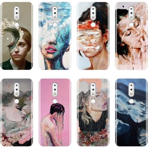 Art Girl Abstract Men Soft Silicone Phone Case For Nokia 7.1 6.1 5.1 3.1 2.1 Back Cover For Nokia 7.1 6.1 5.1 3.1 2.1 Plus Case