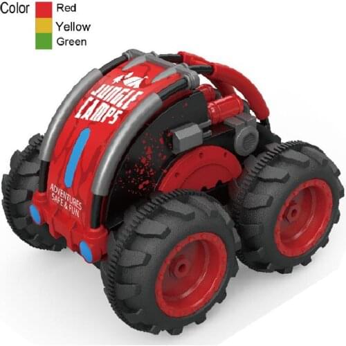 Remote control vehicle amphibious stunt vehicle waterproof remote control vehicle acrobatic double side car rollover