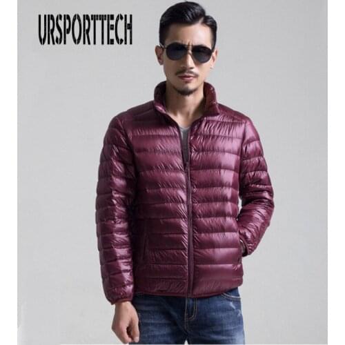 Brand Ultra Light White Duck Down Jacket Men Winter Thin Warm Coats for Men Clothing Top Quality Man Outwear Jackets And Coats