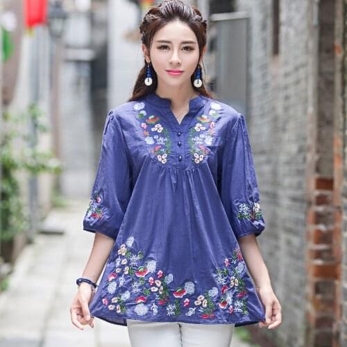 DakunhuiLC Blue Blouses
