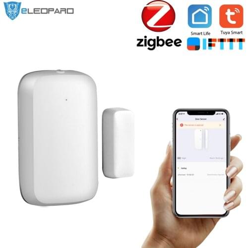 ELEOPARD Tuya Zigbee Door/window Sensor Door Contact Sensor Smart Home Alarm Sensors