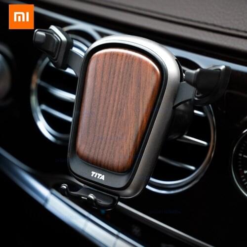 Xiaomi youpin Phone Holder Gravity Bracket Retro Style Air Vent Mount Stand Universal Mobile Car Accessories For Calling GPS