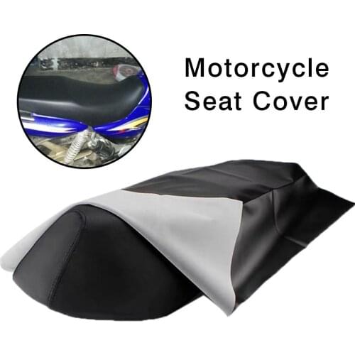 Breathable Motorcycle Seat Cover Universal Elastic Leather Seat Protector Wear-resisting Waterproof Cover For Most Motorcycles