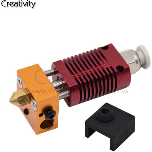 MK8 Assembled Extruder Hot End kit for Ender-3 CR10 printer 1.75mm 0.4mm Nozzle aluminum heating block 3d printer accessories