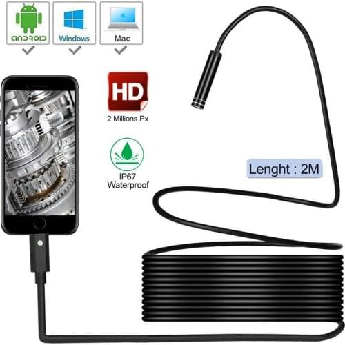 2MP/5MP 10M USB Endoscope For Android Inspection Camera CMOS Borescope