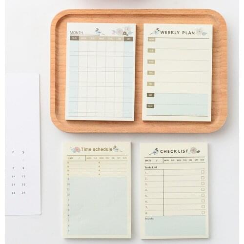 Weekly Planner 2021 Kawaii Monthly Work Planner Book Diary Agenda for Kids School Supplies office accessories