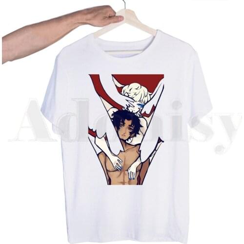 Devilman Crybaby Debiruman Japan Anime Tshirts Men Fashion Summer T-shirts Tshirt Top Tees Streetwear Harajuku Funny