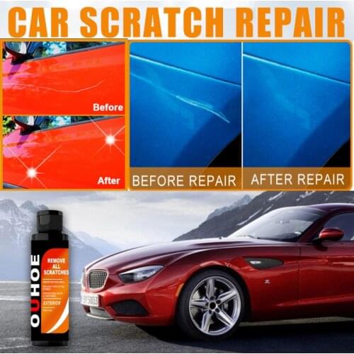 30ml Car Scratch Remover Kit Auto Paint Care Maintenance Quick Fixing Scratch Brighten Gloss Repair Remover With Cleaning Sponge