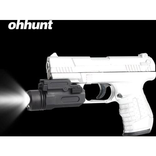 Hunting ohhunt 150 Lumens White Light Tactical LED Flashlight Quick Release Weaver Picatinny Mount Nylon Material For Shooting