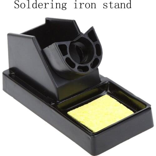 Plastic Soldering Iron Stand Solder Base Welding Wire Holder with Sponge