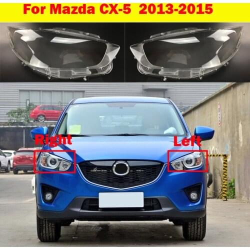 Car Transparent Cover For Mazda CX-5 Headlight Glass Shell Lamp Shade Headlamp Lens Cover 2013-2015
