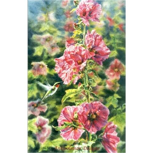 Needlework for embroidery DIY French DMC - Counted Cross Stitch Kits 14 ct Oil painting - Hummertime