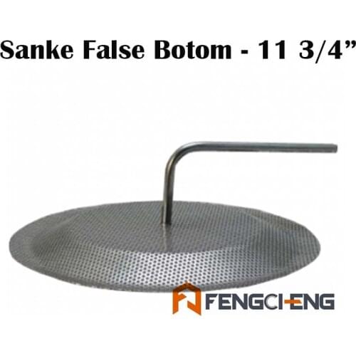 SS304 11 3/4" Sanke False Bottom with 3/8" Dip Tube Convert Sanke to Mash Tun All grain brewing accessories Hopbacks