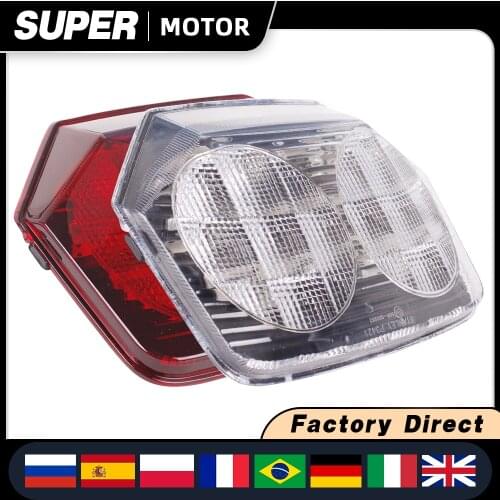 Motorcycle Stoplight Brake Warning Signal Indicator Rear Tail Stop DC 12V Light Lamp For Honda CB400 VTEC 03-08 III CB1300 03-06