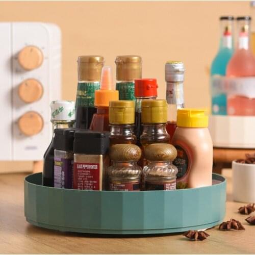 Storage Rack 3D Rotating Vertical Seasoning Box Multi-functional Seasoning Pepper Salt Space Saving Convenient Kitchen Essential