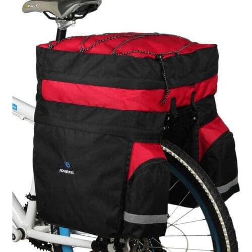 ROSWHEEL Bike Bags 60L MTB Mountain Bike Rack Bag Multifunction Road Bicycle Pannier Rear Seat Trunk Bag