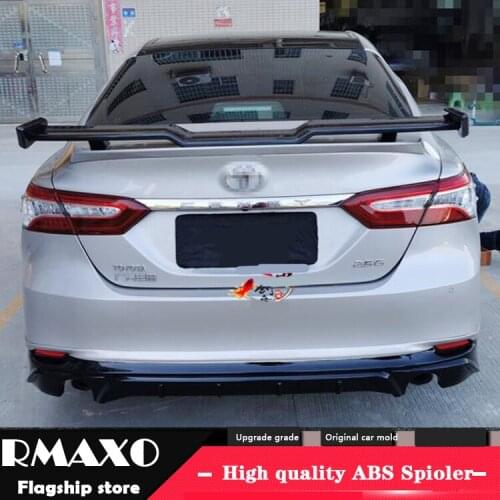 For Toyota Camry Sedan Universal TF Spoiler 2018-2019 Camry Spoiler ABS plastic Material Car Rear Wing Color Rear Spoiler