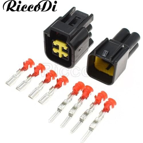 1-20 Sets 4 Pin Female Male FWY-C-4F-B For Furukawa Auto Connector Waterproof Electrical Plug Connector 12444-5504-2