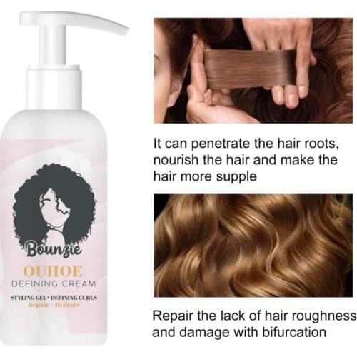 1PC Curly Hair Styling Stretch Conditioner Deep Repair Hair Moisturizing Styling Repairing Volume Serum Conditioner