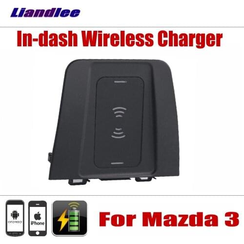 Accessories Car Wireless Charger In-dash For Mazda 3 2015-2018 Dashboard Storage Drawer Storage Box Phone Holder