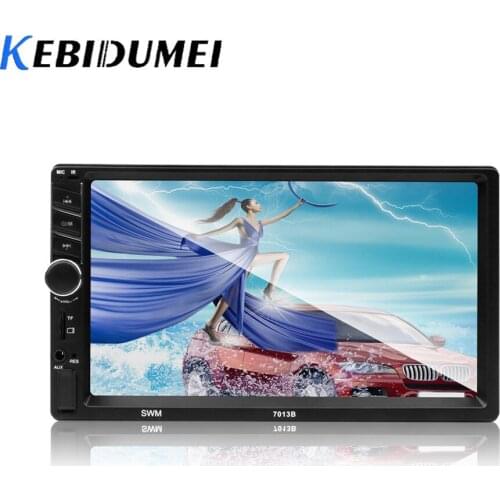 2 Din Carplay Android Auto 7" Car Multimedia Radio Bluetooth Touch Screen MP5 Player Mirror Link SD/FM/USB/AUX/HD Car Audio