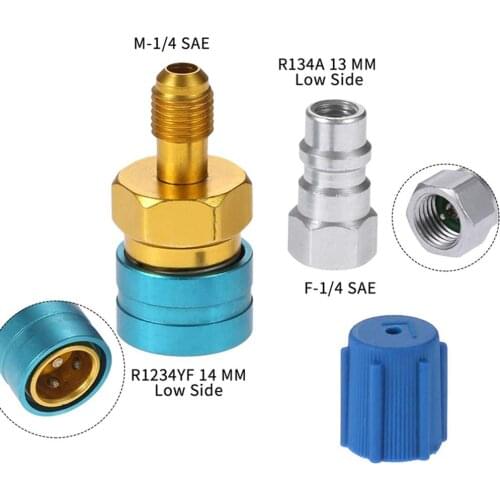Car Air-Conditioning Tool R134a Air Line Hose Compressor Fitting Connector Coupler Quick Release Pneumatic Parts Fittings