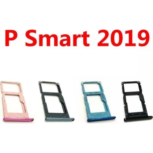 New SD MicroSD Holder Nano Sim Card Tray Slot Repalcement For Huawei P Smart 2019 / Honor 10 Lite